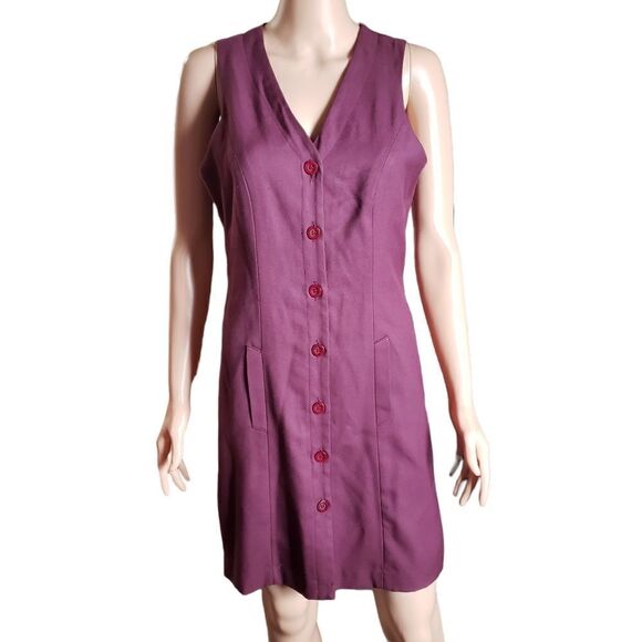 WORTHINGTON Petite Button Down Dress Size 6P - Picture 1 of 13